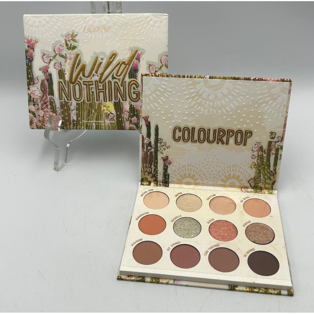 ColourPop Wild Nothing Eyeshadow Palette Multicolors Womens 12-Pan Unused